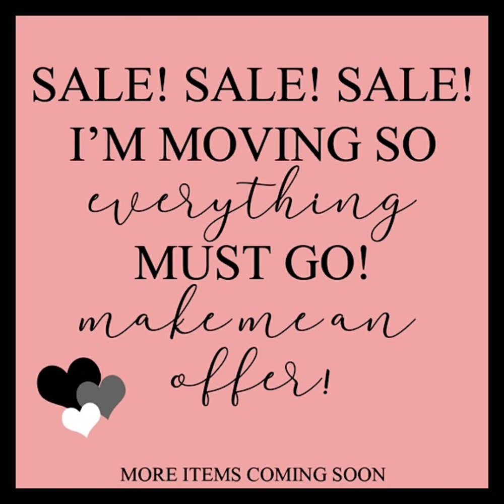 MOVING SALE